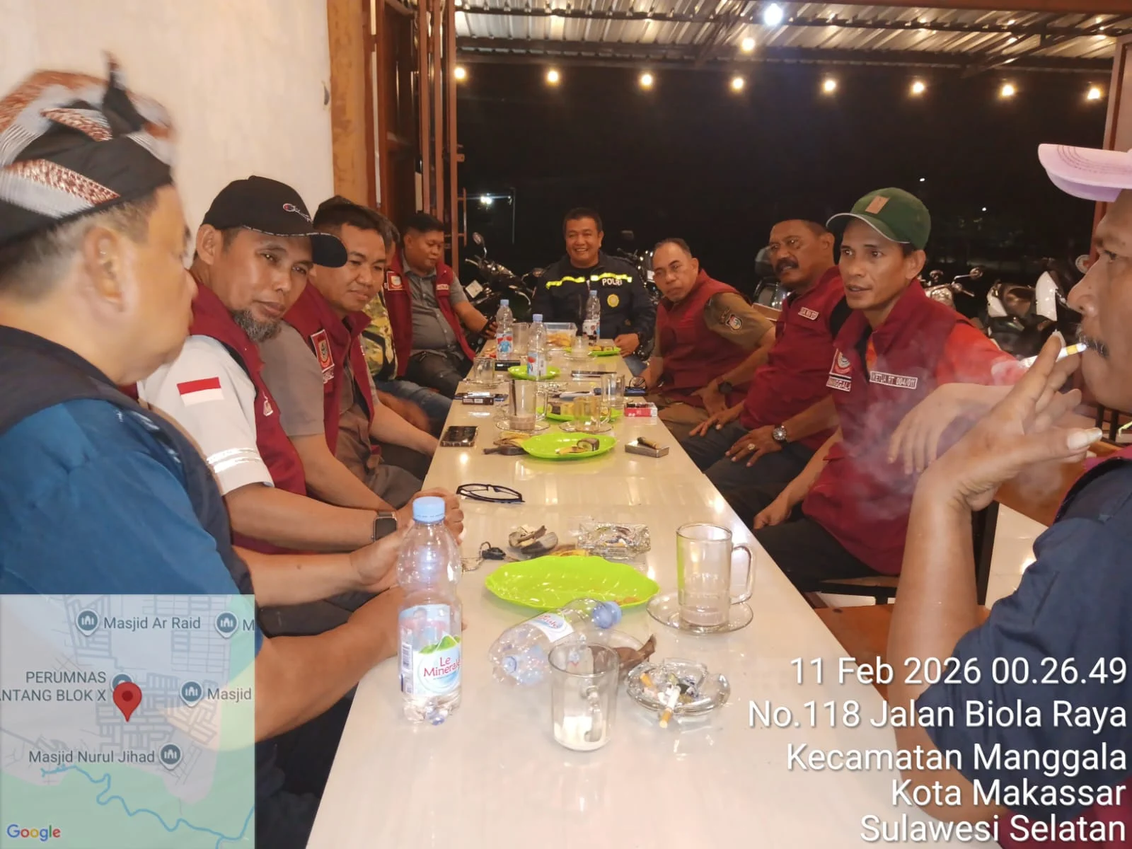 Ketua RW 11 Blok 10 Pimpin Rapat Lingkungan Bersama Lurah Manggala 10